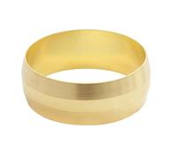 SOMATHERM FOR YOU, Bague laiton égal pour raccord à compression - Tube cuivre Ø12 - Sachet de 4 pièces - Idéal pour plomberie, réseaux d'eau sanitaire et chauffage, durable et efficace
