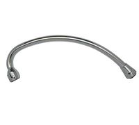 SOMATHERM FOR YOU, Bec col de cygne chromé 200 mm avec écrou 20/27, idéal pour eau chaude et froide, design élégant pour robinetterie sanitaire, aérateur inclus