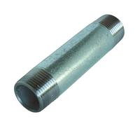 SOMATHERM FOR YOU, Bobine de fonte galvanisée 20/27, longueur 100mm, tube fileté pour réseaux, résistant à la corrosion, compatible avec raccords galva, idéal pour eau chaude/froide