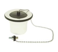 SOMATHERM FOR YOU, Bonde Bouchon évier INOX Ø50 avec Panier Amovible, évacuation 40/49, Filtre Les déchets pour éviter l'engorgement, Joint EPDM Robuste, Facile à Nettoyer