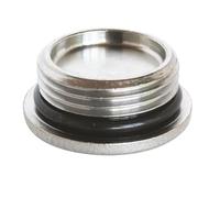 SOMATHERM FOR YOU, Bouchon de terminaison auto-étanche mâle 3/4" en laiton nickelé, idéal pour collecteurs de distribution Convient aux installations sanitaires et de chauffage