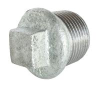 SOMATHERM FOR YOU, Bouchon en fonte galvanisée mâle 26/34 N° 290 - Raccord résistant à la corrosion, idéal pour réseaux d'eau chaude et froide, compatible avec raccords galva