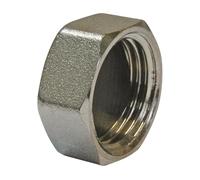 SOMATHERM FOR YOU - Bouchon Femelle 15/21 Chromé Auto-Etanche - Finition Chromée - Ø15/21 - Compatible Avec Filetages M15/21 - Gris/Argent - Installation Facile - Sécurité Intégrée