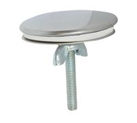 SOMATHERM FOR YOU, Cache Trou chromé 45 mm pour Meuble céramique sanitaire - Idéal pour combler orifices inutiles - Installation Facile avec Tige filetée et écrou fournis