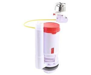 SOMATHERM FOR YOU, Chasse d'eau à câble pour WC double chasse 3/6 litres, bouton poussoir chromé, installation facile, joint silicone anti-calcaire, garantie 10 ans, compatible tous réservoirs