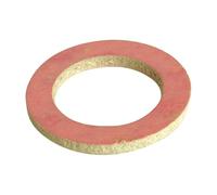 SOMATHERM FOR YOU - CJ705 - Lot de 10 joints fibre rose 12/17. Le joint fibre permet de réaliser l'étanchéîté sur les raccords (Eau, huile, gaz, air, fuel (modéré))