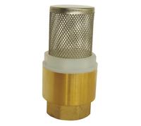 SOMATHERM FOR YOU, Clapet crépine universel Femelle 1" en laiton et inox, protège votre réseau contre le retour d'eau et désamorçage de pompe, pression max 10 bars, 110°C