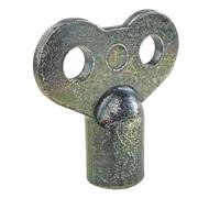 SOMATHERM FOR YOU, Clé en métal pour purgeur d'air et robinet de vidange de radiateur, carré de 5 mm, compatible avec tous les robinets équipés de ce format, couleur noire