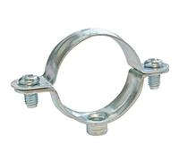 SOMATHERM FOR YOU, Collier de fixation simple en acier nickelé pour tube Ø28 mm - Sachet de 5 pièces - Solution économique pour la fixation de tubes rigides - Pratique et durable