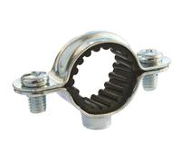 SOMATHERM FOR YOU, Collier isophonique simple Ø16 mm en acier nickelé - Sachet de 5 pièces - Réduction des bruits et vibrations pour tubes rigides - Fixation durable et efficace