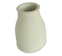 Cône WC double caoutchouc blanc 65x35 Blanc G