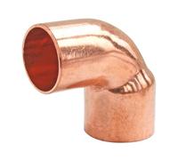 SOMATHERM FOR YOU, Coude à souder 90° Mâle-Femelle pour tube cuivre Ø16 - Sachet de 2 pièces - Idéal pour raccordements plomberie eau chaude/froide - Raccord durable et fiable