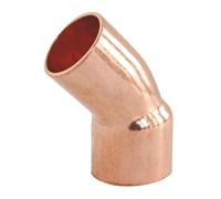 SOMATHERM FOR YOU, Coude cuivre à souder 45° Mâle-Femelle pour tube Ø16 - Sachet de 2 pièces - Idéal pour raccordements plomberie eau chaude/froide - Raccord durable et fiable