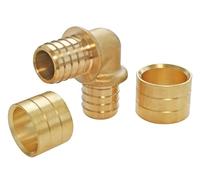 SOMATHERM FOR YOU, Coude égal à glissement PER Ø25 - Montage facile, résistant à la corrosion, compatible avec tubes PER, pression max 10 bars, température de 5°C à 90°C, certifié NF