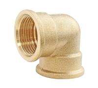 SOMATHERM FOR YOU, Coude en laiton 90° Double Femelle 26/34 - Raccord plomberie pour eau chaude/froide - Compatible avec tous raccords filetés - Installation facile et étanchéité assurée