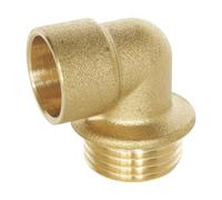 SOMATHERM FOR YOU - Coude laiton à souder - Mâle 15/21 - Pour tube cuivre Ø16 - Sachet de 2 pièces