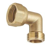 SOMATHERM FOR YOU - Coude Laiton Brut à Visser - Mâle-Ecrou Tournant 20/27 - Jaune - Pour Raccordements Plomberie - Réseaux Eau Sanitaire et Chauffage