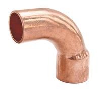 SOMATHERM FOR YOU, Courbe grand rayon à souder 90° Mâle-Femelle pour tube cuivre Ø16 - Sachet de 2 pièces - Idéal pour raccordements plomberie eau chaude/froide