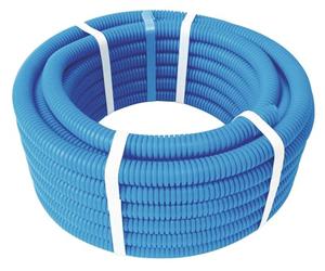 SOMATHERM FOR YOU, Couronne de tube PER gainé bleu Ø20 mm - Longueur 25 m - Installation rapide et facile pour réseaux d'eau potable et chauffage - Compatible avec tous raccords PER