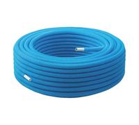 SOMATHERM FOR YOU - Couronne Tube Multicouche Prégainé Bleu Ø16 Longueur 50m - Eau Chaude et Froide Sanitaire - T.min 5°C/T.max 100°C - Pression Max 10 Bar