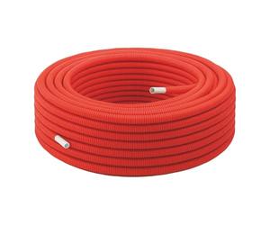 SOMATHERM FOR YOU - Couronne Tube Multicouche Prégainé Rouge Ø20 Longueur 100m - Eau Chaude et Froide Sanitaire - T.min 5°C/T.max 100°C - Pression Max 10 Bar