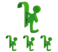 SOMATHERM FOR YOU, Crochet déco vert pour sèche-serviette à tube rond - Accessoire pratique à suspendre pour radiateur - Idéal pour une touche de couleur et de confort dans votre salle de bain