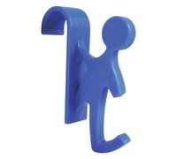 SOMATHERM FOR YOU, Crochet décoratif bleu pour sèche-serviette à tube rond, idéal pour suspendre vos serviettes Pratique et esthétique, il s'intègre parfaitement à votre salle de bain