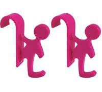 SOMATHERM FOR YOU, Crochet rose décoratif pour sèche-serviette à tube rond - Accessoire suspendu élégant pour radiateur - Idéal pour une touche de style et de confort dans votre salle de bain