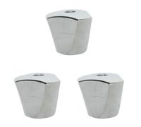 SOMATHERM FOR YOU, Croisillon ABS 3 pans pour robinetterie - Accessoire de manipulation d'eau, incluant jeu d'entraîneurs et vis, compatible avec toutes les têtes de robinet (Lot de 3)