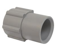 SOMATHERM FOR YOU - Embout de Raccordement Mâle Caoutchouc pour Lave-Linge - Flexible 18/25 mm - Raccord à Emboîtement - Gris - Installation Facile et Étanche