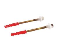 SOMATHERM FOR YOU Fixation écrou borgne laiton chromé Ø 6x80 | Kit complet avec goujons inox, écrous borgnes, fourreaux étanches et chevilles pour une fixation fiable et durable.