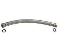 SOMATHERM FOR YOU, Flexible chauffage 2 écrous tournants 1" - Longueur 500 mm - DN26 - Raccords laiton - Tresses acier inox - Tuyau EPDM non toxique - Température max 90°C - Pression max 6 bars