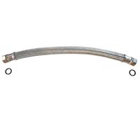 SOMATHERM FOR YOU, Flexible chauffage 2 écrous tournants 3/4" - Longueur 500 mm - DN20 - Raccords laiton - Tresses acier inox - Tuyau EPDM - Température max 90°C - Pression max 6 bars