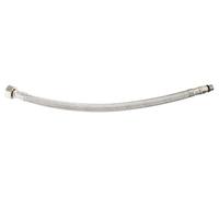 SOMATHERM FOR YOU, Flexible sanitaire inox DN8 50cm - Raccord femelle 12/17 et mâle 10/100 - Tuyau EPDM tressé - Ecrou tournant 3/8" - Norme ACS et certification QB - Résistant et souple