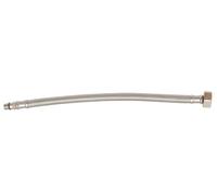 SOMATHERM FOR YOU, Flexible sanitaire prolongateur court M 10/100, écrou tournant 1/2", longueur 300mm, DN8, en acier inox et EPDM, étanchéité intégrée, norme ACS, certifié QB