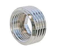 SOMATHERM FOR YOU - Fourrure Laiton Chromé - Raccord Mâle 15/21 - Femelle 12/17 - Raccordement Rapide et Facile - Résistance à la Corrosion - Réseaux Eau Sanitaire ou Chauffage - Gris