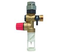 SOMATHERM FOR YOU - Groupe de Double Sécurité en Inox Orientable avec Raccord Diélectrique - Idéal pour la Protection Contre l'Eau Agressive - Garantissant Durabilité et Performance