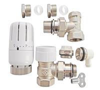 SOMATHERM FOR YOU - Kit avec tête thermostatique T301 équerre universel complet D14