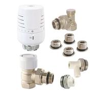 SOMATHERM FOR YOU - Kit chauffage avec Tête Thermostatique T302 Equerre Universel Complet
