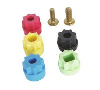 SOMATHERM FOR YOU, Kit de 5 entraîneurs pour robinet mélangeur + 2 vis de montage, compatible avec têtes à 12, 15, 18, 20 crans et carré de 7 mm, idéal pour eau sanitaire