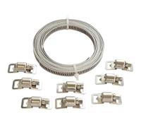 SOMATHERM FOR YOU - Kit de de serrage inox - bande de 3 m + 8 têtes | Fixez facilement toutes vos durites grâce à ce kit de serrage inox, bande et têtes inclus.