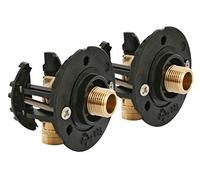 SOMATHERM FOR YOU, Kit de fixation robinet sous-lavabo pour tube PER Ø16 - Installation rapide sur plaque de plâtre 9,5 à 25mm - Raccords à glissement M12/17 - Étanchéité garantie