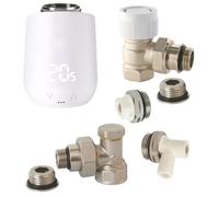 SOMATHERM FOR YOU - Kit Électronique Connecté WIFI Équerre Universel Complet 3/8 (12x17) ou 1/2 (15x21) - Connexion M30x1,5 - Joint Torique - Multicouleur