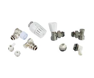 SOMATHERM FOR YOU KIT7250 1 X Kit thermostatique Liquide - Robinet thermostatique radiateur & Kit avec tête tête Manuelle