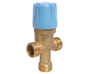 SOMATHERM FOR YOU, Limiteur de température réglable 25°C-55°C pour Chauffe-Eau, évite Les brûlures, clapets Anti-Retour, Pression Max 10 Bars, débit 25 l/MN, Installation Facile