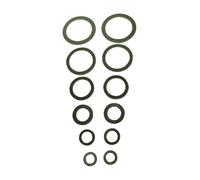 SOMATHERM FOR YOU, Lot de 16 joints en caoutchouc EPDM - Dimensions de 12/17 à 26/34 mm - Idéal pour l'étanchéité des raccords en plastique et métal, usage sanitaire et chauffage