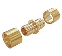 SOMATHERM FOR YOU, Manchon égal à glissement pour tube PER Ø16 mm - Sachet de 2 pièces - Assemblage rapide, résistant à la corrosion, compatible avec outillage à glissement, pression max 10 bars