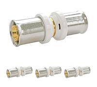 SOMATHERM FOR YOU, Manchon égal à sertir pour tube multicouche Ø16 - Raccordement facile et rapide, compatible avec profils U, H, TH - Conforme norme NF 545, sécurité d'étanchéité