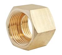 SOMATHERM FOR YOU, Manchon laiton à butée interne double femelle 20/27 - Sachet de 2 pièces - Raccord plomberie pour eau chaude/froide - Étanchéité sur filet ou joint plat