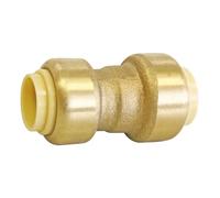 SOMATHERM FOR YOU, Manchon laiton réduit à clipser pour tubes cuivre, PER ou multicouche Ø16-Ø14, installation rapide et facile, raccord démontable, durable, pression max 4 bars